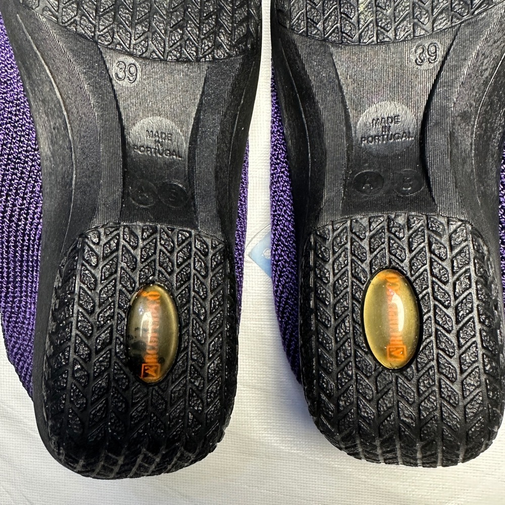 Arcopedico LS Knit Sneaker Women 39 US 8-8.5 Purple Walking Shoes Comfort Travel - Picture 8 of 12